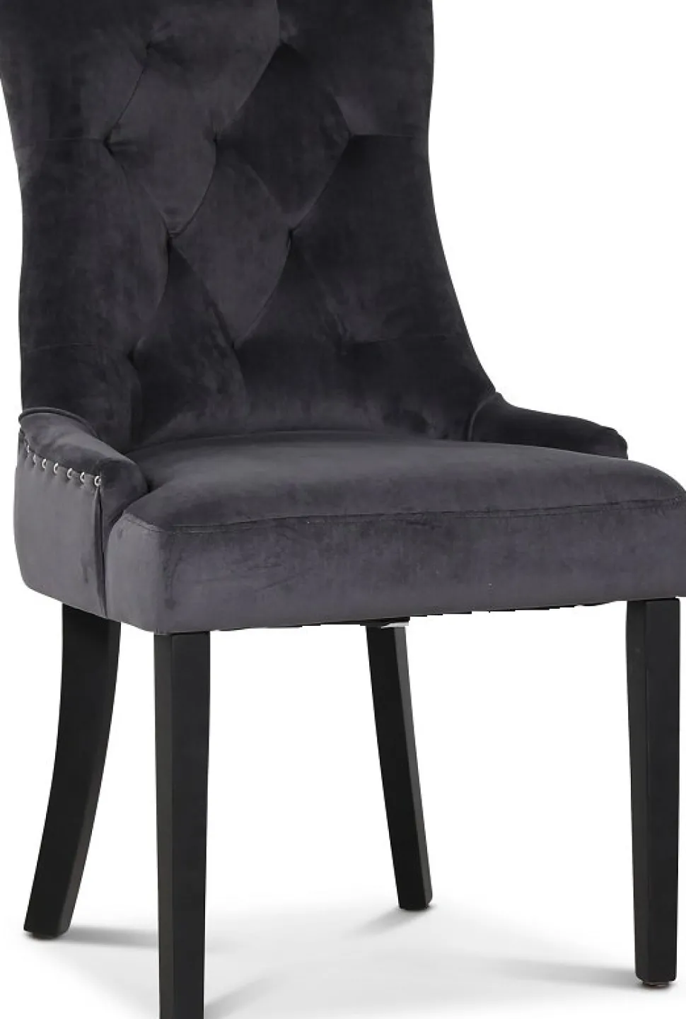 Lamier matgrupp Bord med 4 st Tuva stolar i grå sammet + 4.00 x Stolsdyna