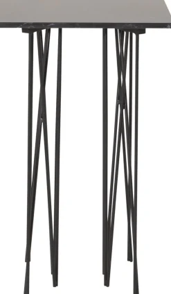 Lampbord 40 x 40 cm - Svart