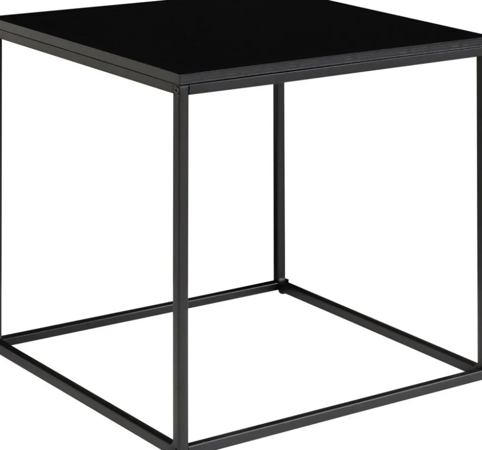 Lampbord 45 x 45 cm - Svart + Fläckborttagare för möbler