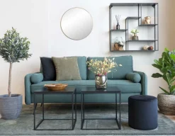 Lampbord 45 x 45 cm - Svart + Fläckborttagare för möbler