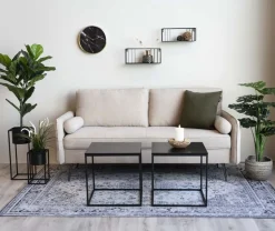 Lampbord 45 x 45 cm - Svart + Fläckborttagare för möbler