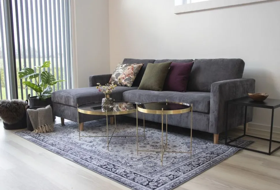 Lampbord 45 x 45 cm - Svart + Fläckborttagare för möbler