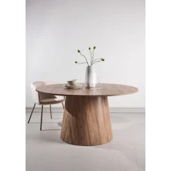 Lanzo Dining Table ø150  Valnöt