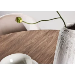 Lanzo Dining Table ø150  Valnöt