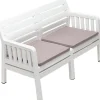 Lara 2-sits soffa - Vit + Rengöringsmedel för utemöbler