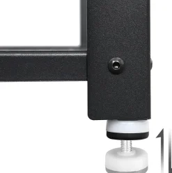 Lasse skohylla 73 cm - Brun/svart