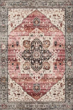 Laura Medaljong - Rosa/Blå