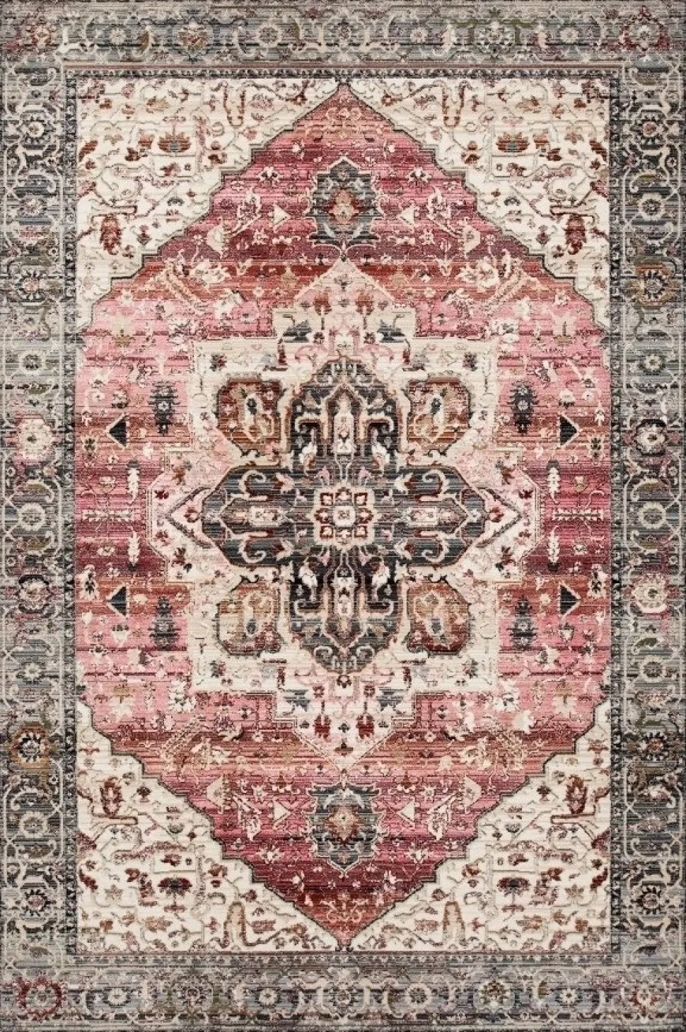 Laura Medaljong - Rosa/Blå