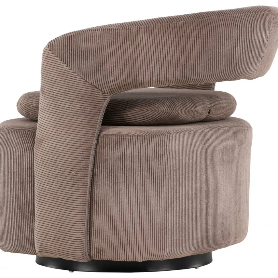 Laurel fåtölj - Brun manchester