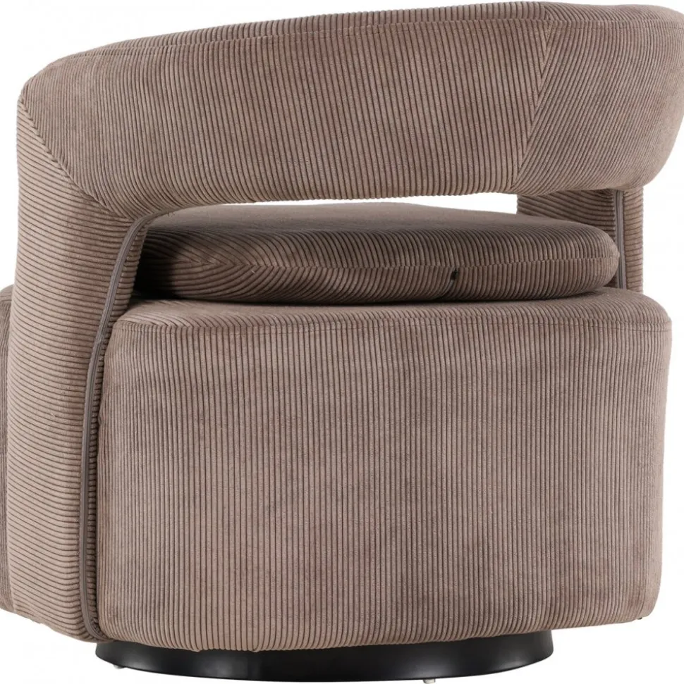 Laurel fåtölj - Brun manchester