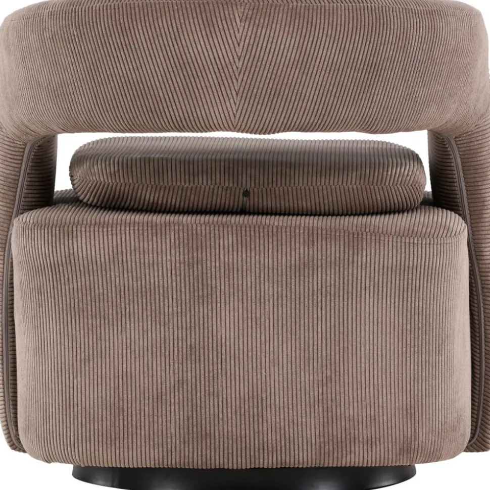 Laurel fåtölj - Brun manchester