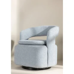 Laurel fåtölj - Ljusblå