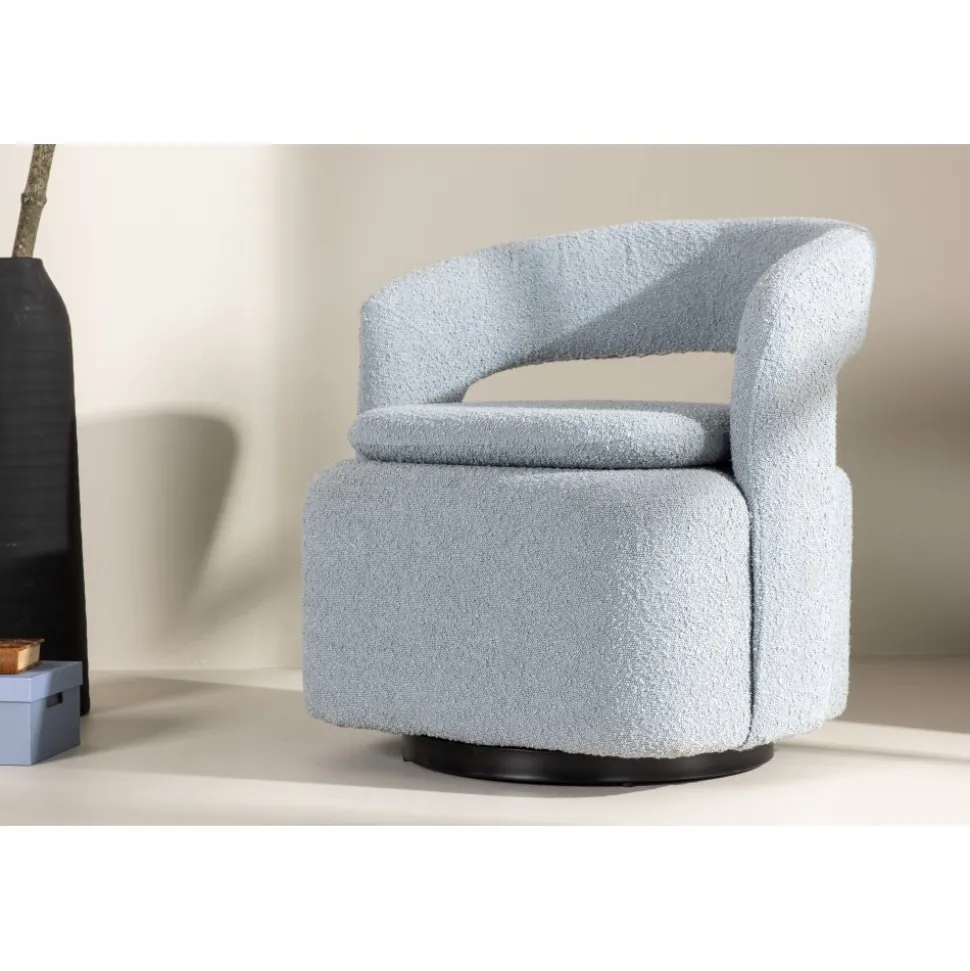 Laurel fåtölj - Ljusblå