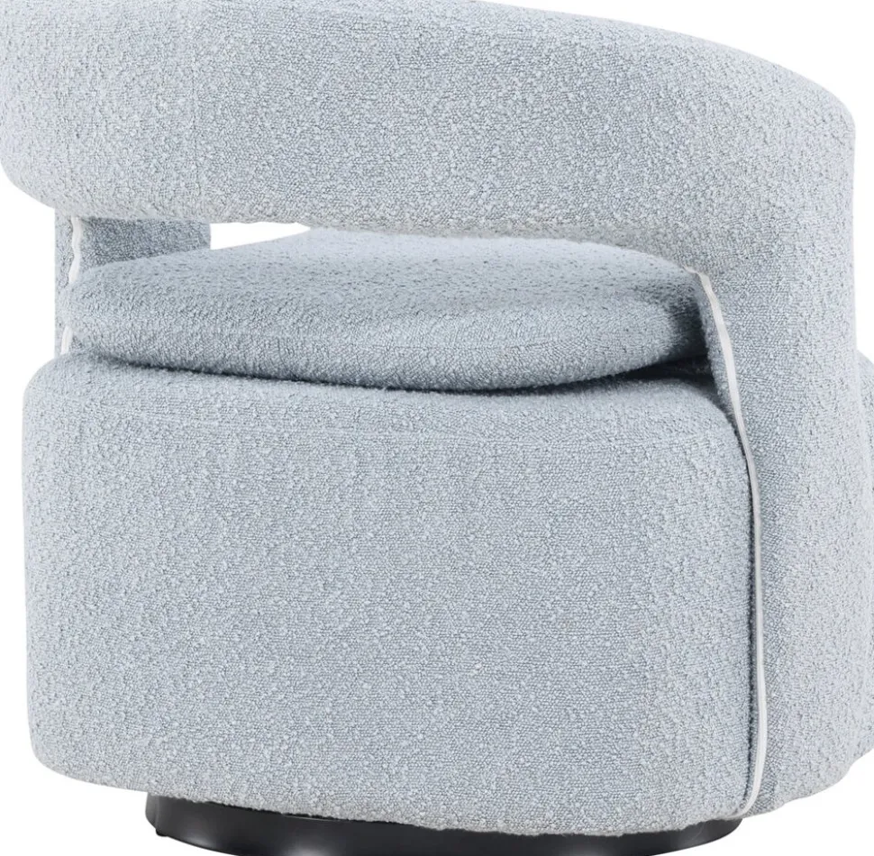 Laurel fåtölj - Ljusblå