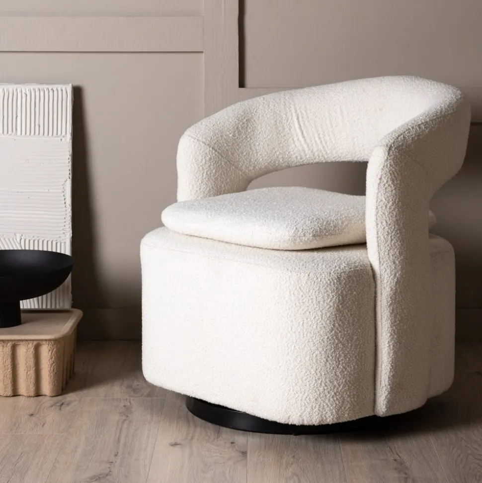 Laurel fåtölj - Vit