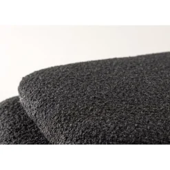 Laurel sittpuff - Svart boucle