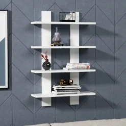 Laurel vägghylla - Vit