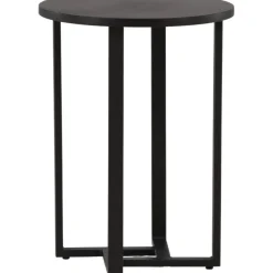 Lawton soffbord Ø40 cm - Svart