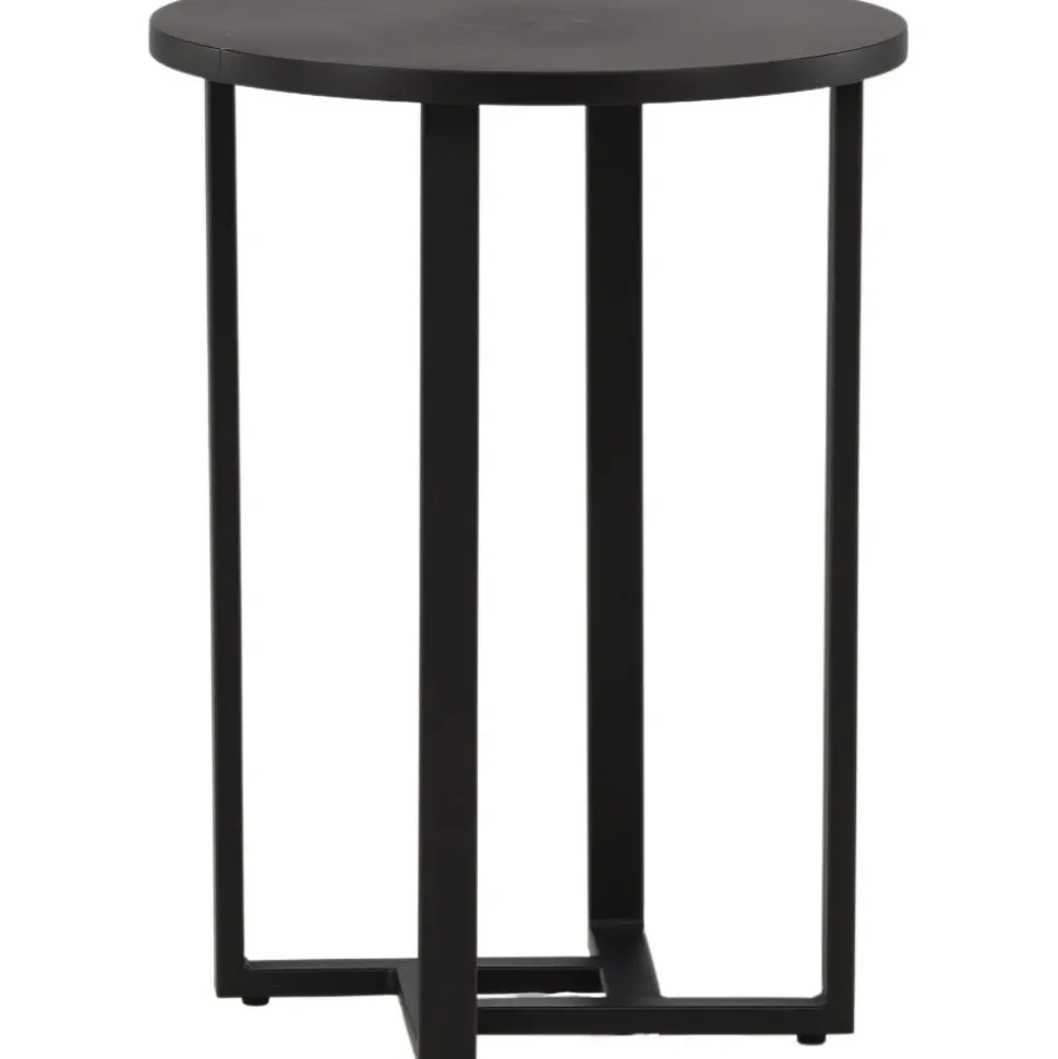 Lawton soffbord Ø40 cm - Svart