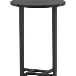 Lawton soffbord Ø40 cm - Svart