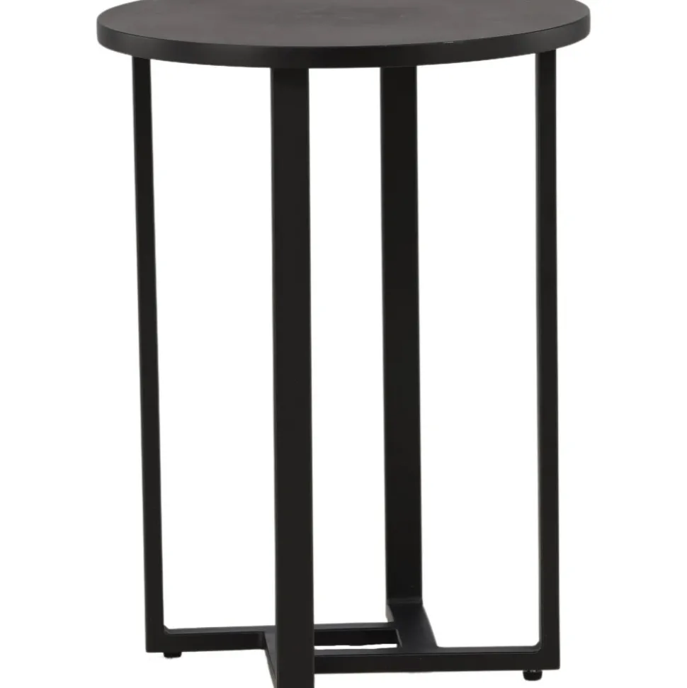 Lawton soffbord Ø40 cm - Svart