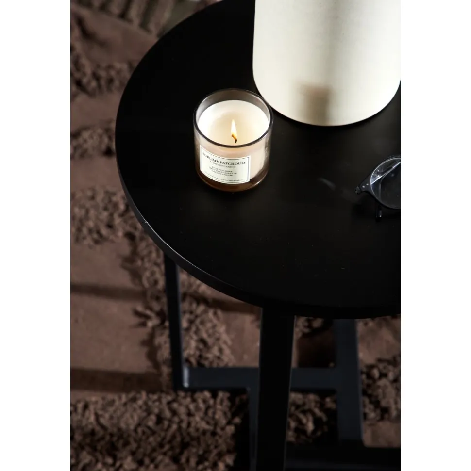 Lawton soffbord Ø40 cm - Svart