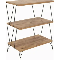 Lazandos sidobord 48 x 31 cm - Furu