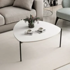 Lenny soffbord 90 x 89 cm - Vit