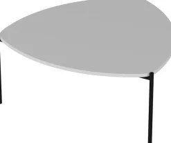 Lenny soffbord 90 x 89 cm - Vit