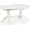 Leonardo förlängningsbart vitt matbord 90x150-190 cm