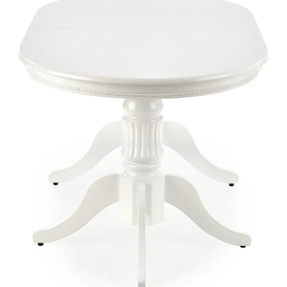 Leonardo förlängningsbart vitt matbord 90x150-190 cm