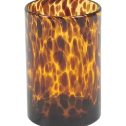 Leopard vas liten - Svart/orange