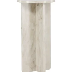 Ålesund sidobord Ø40 cm - Beige