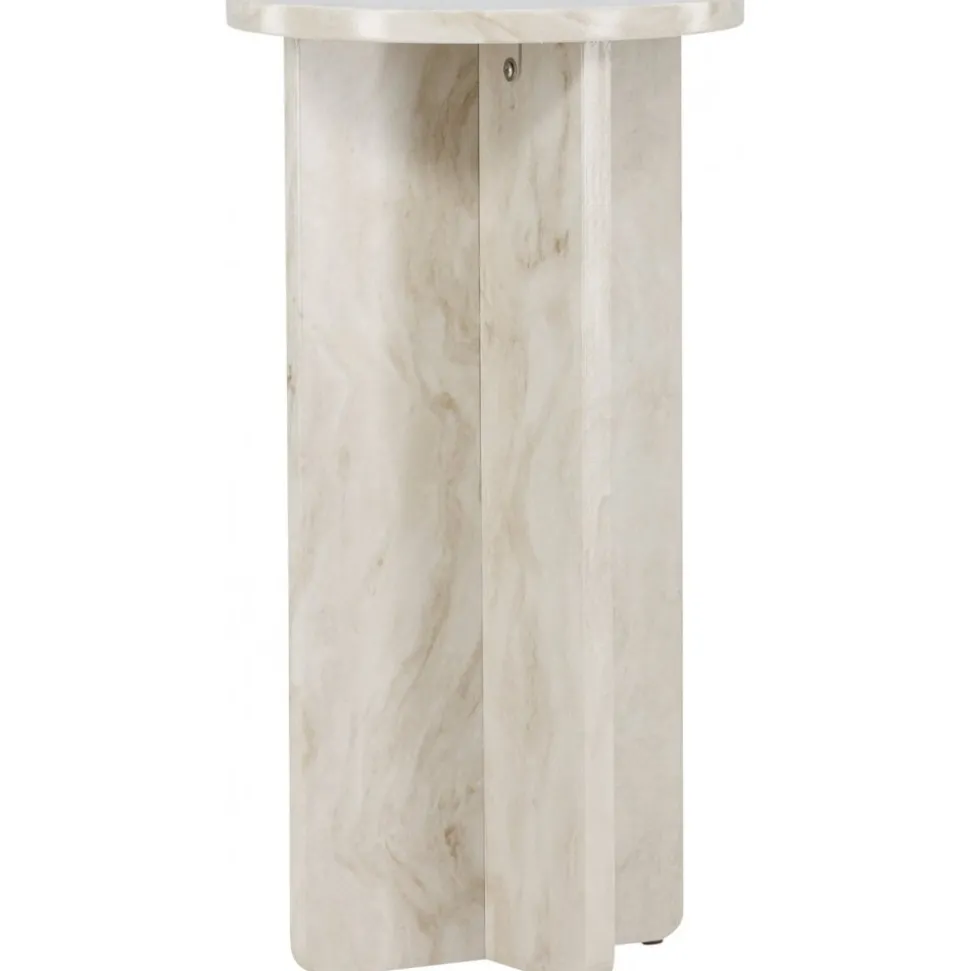 Ålesund sidobord Ø40 cm - Beige