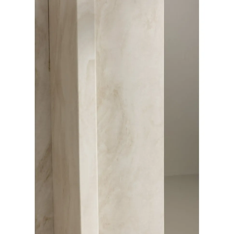 Ålesund sidobord Ø40 cm - Beige