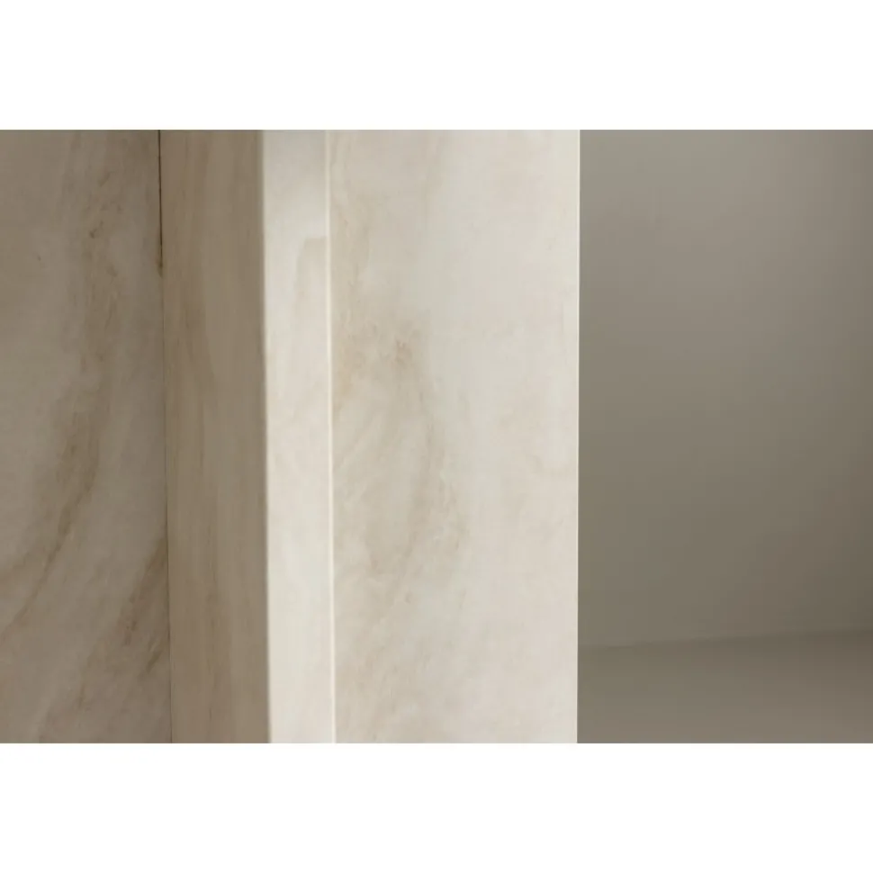 Ålesund sidobord Ø40 cm - Beige