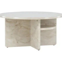 Ålesund soffbord Ø85 cm - Beige