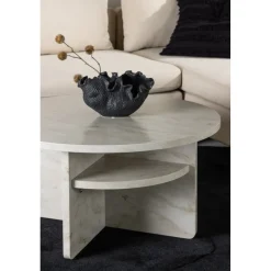 Ålesund soffbord Ø85 cm - Beige