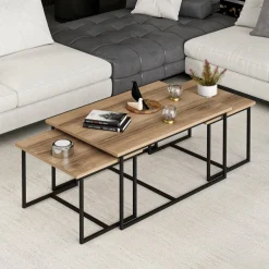 Levada satsbord 52/90 x 45/60 cm - Valnöt