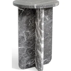 Level piedestal i grå marmor höjd 60 cm