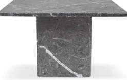 Level soffbord 75x75 cm - Grå marmor