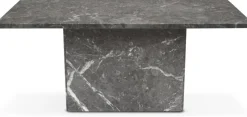 Level soffbord 110x60 cm - Grå marmor