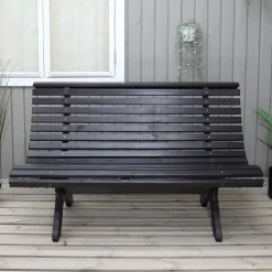 Lillesand sittbänk - Svart