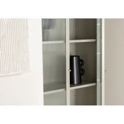 Lima vitrinskåp beige