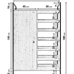 Limbo garderob 613 - Ek