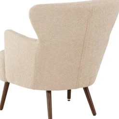 Lincoln fåtölj - Beige bouclè