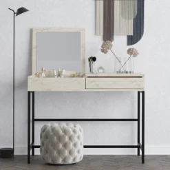 Linda sminkbord - Travertin