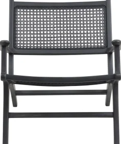 Linnea fåtölj - Svart/rotting