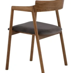 Långön matstol - Ek/grå