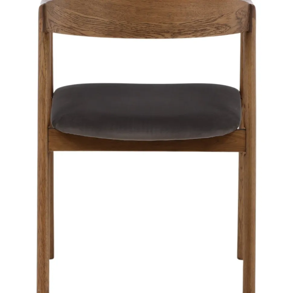 Långön matstol - Ek/grå